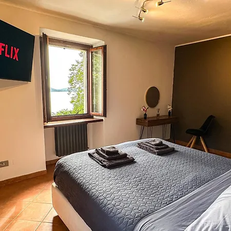 Stresa Vista Con Cinema E Lägenhet Brisino